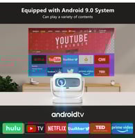 بروجكتر ذكي من Smart barry باتصال لاسلكي 5G مع جها...