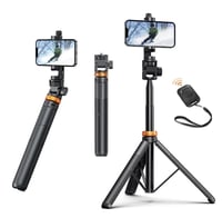 ترايبود تصوير و إضاءة متعدد الاستخدام الومنيوم ( ب...