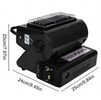 دفاية غاز متنقلة للبر والرحلات