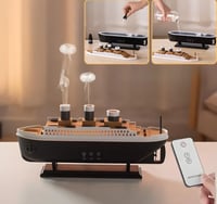 مرطب هواء بتصميم سفينة التايتانيك – مع إضاءة ومؤقت...