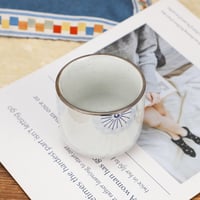 كوب قهوة سيراميك 200 مل أزرق