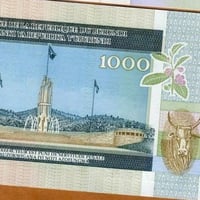 بوروندي فئة 1000 فرنك أنسر إصدار قديم