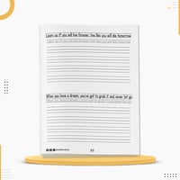 كراسة لتحسين الخط الإنجليزي