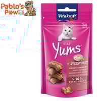 فيتاكرافت مكافآت كات يمز للقطط سجق كبدة 40 جم