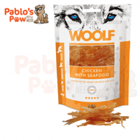 وولف مكافآت بالدجاج وثمار البحر للكلاب والقطط 100ج...