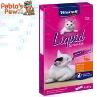 فيتاكرافت سناك سائل للقطط بالبط 6 × 15جم Vitakraft...