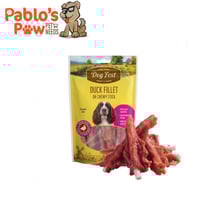 دوج فست مكافآت فيلية البط على عصا مضغ للكلاب البال...