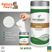 فیتس بیست مناديل للعث والبراغیث الكلاب 50 منديل Ve...