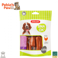 زولكس سناك مكافآت نقانق الدجاج للكلاب 100جم