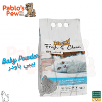 برينسس تراب منعش ونظيف فائق التكتل - بيبي باودر 10...