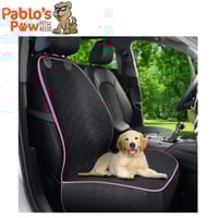 غطاء للمقعد الأمامي (زهري) ، متين ضد الطين والفراء...