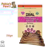 زييل مكافآت طبيعية للكلاب ضلوع بقر مجففة 150جم