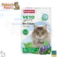 بیفار بايو طوق طارد حشرات لافندار للقطط 35سم