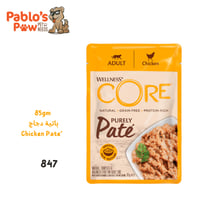 ويلنس كور اكل رطب للقطط كيس باتية دجاج ٨٥جم