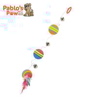 تريكسي ٣ كرات قوس قزح ٣ أجراس وريش