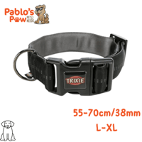 تريكسي طوق للكلاب كبير/كبير جداً - أسود ٥٥ الى ٧٠س...