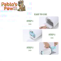 مغرفة فضلات القطط مع مجرفة قابلة للفصل وحاوية للفض...