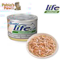 لايف كات اكل قطط رطب تونة مع الانشوجة والسوريمي 15...