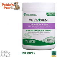 فیتس بیست مناديل للكلاب والقطط لتنظیف الاذن والعين...