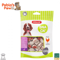 زولكس سناك مكافآت سوشي الدجاج للكلاب 100جم