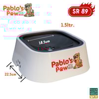 وعاء بابلوز بو للمياه مقاوم للانسكاب ١.٥لتر رمادي