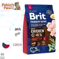 بريت بريميوم اكل جاف للكلاب البالغة السلالات الكبي...