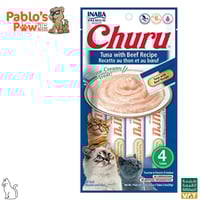 اينابا شورو مكافآت للقطط هريس تونة مع لحم بقري 14x...