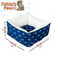 سرير مربع مبطن للقطط و الكلاب الصغيرة Paded Square...