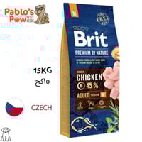 بريت بريميوم اكل جاف للكلاب البالغة السلالات المتو...