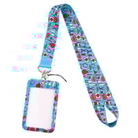 حامل البطاقة على الرقبة