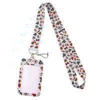 حامل البطاقة على الرقبة