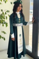 فستان اليوم الوطني السعودي شعار المملكه