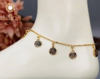 خلخال ناعم مطلي جنيهات