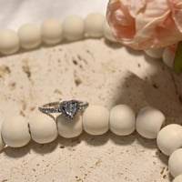 خاتم القلب فضي P