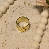 خاتم ذهبي عريضC