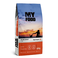 طعام قطط جاف لحم ماي فوود