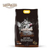 رمل قطط لوف ساند قهوه Love Sansd Cat Litter