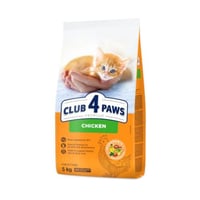 طعام جاف للقطط الصغيره بالدجاج CLUB 4 PAWS