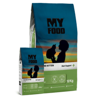 طعام قطط جاف دجاج للقطط الصغيره ماي فوود