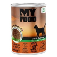ماي فوود معلبات قطط بالغة لحم الضأن في الجيلي 400...