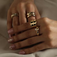خواتم مجموعة ذهبي بتصاميم فاخرة وعصري