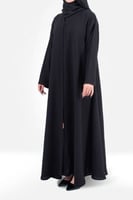 عباية كلوش سادة من الكريب الفاخر