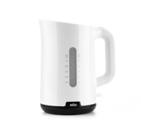 غلاية براون لاسلكية, 2200 واط, سعة 1.7 لتر, أبيض