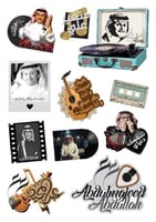 ستيكر الفنان عبد المجيد عبدلله