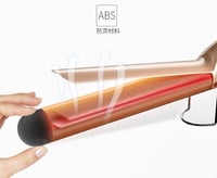 مكواة تجعيد الشعر من السيراميك التورمالين، درجة حر...