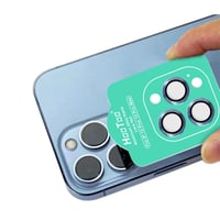 حماية عدسات ايفون 14/14 ماكس HooToo ازرق