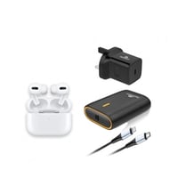 سماعة ايربودز برو + بطارية 10 الف ميني + شاحن جدار...