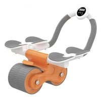 عجلة تمارين البطن مع عداد إلكتروني