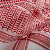 شماغ هاشتاق الأحمر