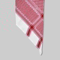 شماغ البسام الأحمر كلاسيك classic ( سنو وايت شلش )